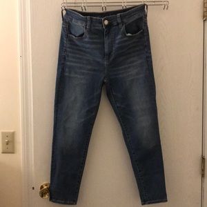 American Eagle High Waisted Extra Short Jeans